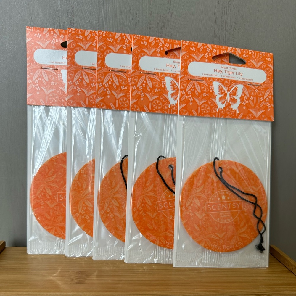 NEW Scentsy Scent Circle Bundle Hey Tiger Lily